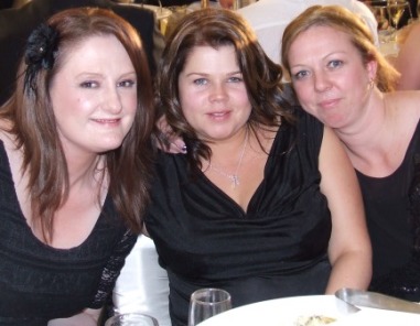 *Cricket widows: L-R: Leanne Phillips, Sonia Hadfield and Kate Courts.